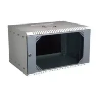 NETRACK 4U Single Section Wall Mount Rack with Glass Door
