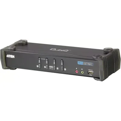 ATEN 4 PORT USB DVI/ Audio KVMP SWITCH CS1764A