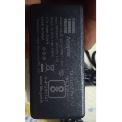 12V DC Power Supply Nos(5) adaptor 2 amp