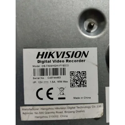 HIKVISION 4 CH DVR