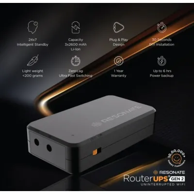 RESONATE 12 V ROUTER UPS