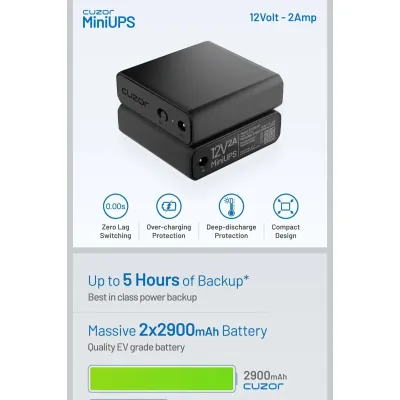 CUZOR MINI ROUTER UPS 12 V