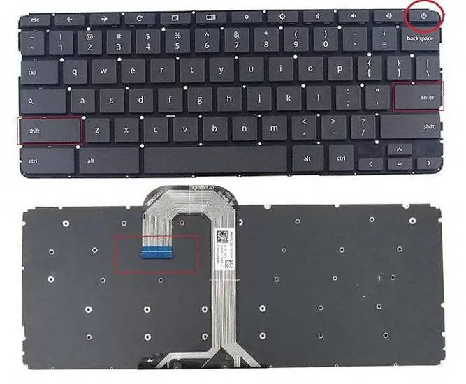 HP Chromebook 14-DB 14-G5 14-CA Series Laptop Keyboard