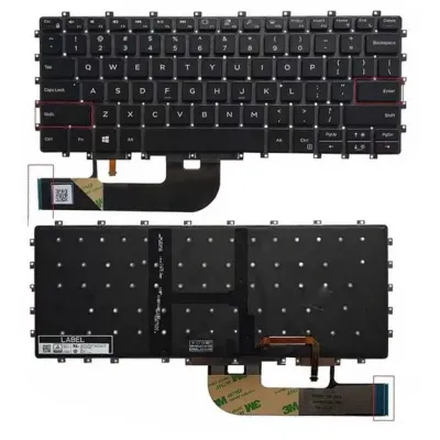 Dell XPS 15-9570 2-in-1 15-9575 2-in-1 Precision 5530 2-in-1 Series Laptop Backlit Keyboard