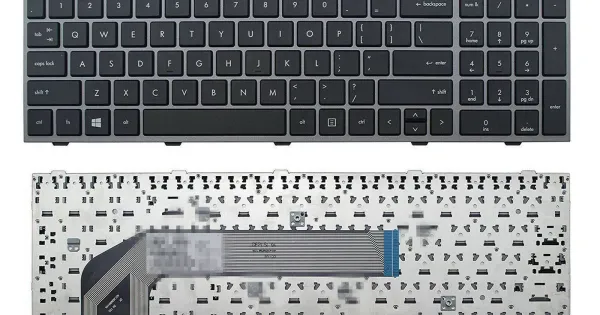 HP Probook 4540s 4545s 4745S Keyboard With Frame Black