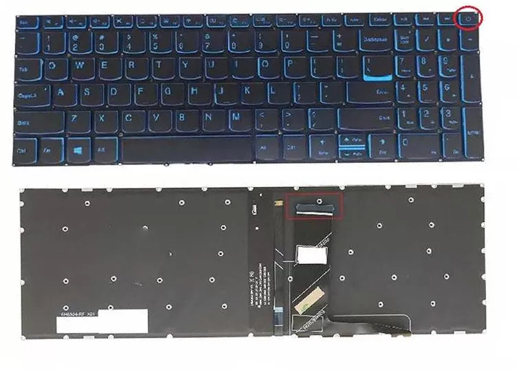 Lenovo ideapad l340 discount keyboard light