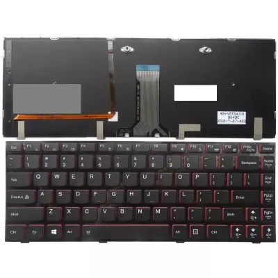 Lenovo Ideapad Y400 Y410 Y430P Y400P Y410P Y400N Y410N Laptop Red Backlight Keyboard