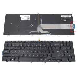 Dell Inspiron 3541 3542 3543 3552 3553 3558 3559 Vostro 15 3000 3546 3549 3555 3558 3559 Laptop Backlit Keyboard