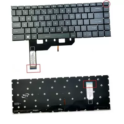 MSI modern 14-B10MW 14-B10RASW laptop backlit keyboard