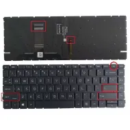 HP ProBook 440-G8 445-G8 Series Laptop Backlit Keyboard