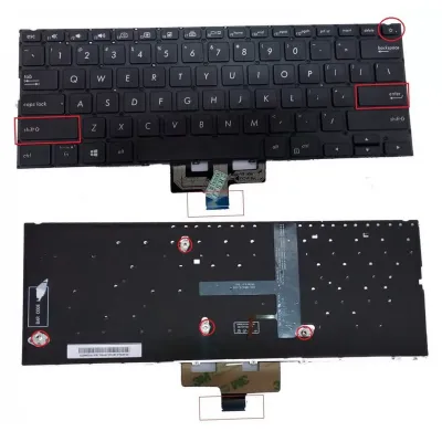 ASUS Deluxe 14 ZenBook UX433 Series Laptop Backlit Keyboard - Compatible with UX433U, UX433F, UX433FN Models