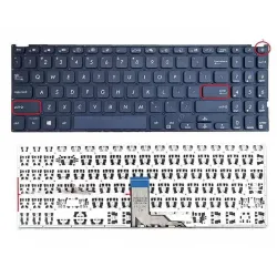 Asus Vivobook 15 X509 Series Laptop Keyboard - Compatible with X509U, X509UA, X509UB, X509F, X509FA, X509FB, X509FJ, X509FL, X509M Models