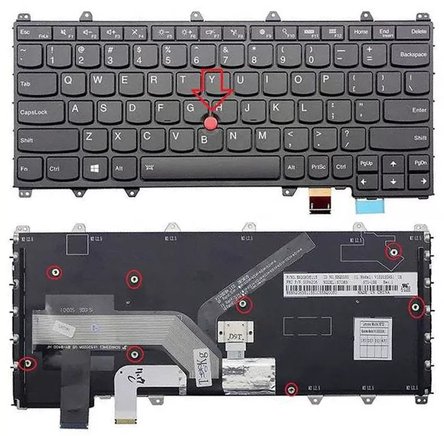 Lenovo ThinkPad Yoga 260 370 X380 Series S1 4th Gen Laptop Keyboard