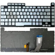 Asus ROG Strix G Series Laptop Backlit Keyboard (G531, GL531, G512LW, G512LV, G531GT, G531GV, G531GU) Silver