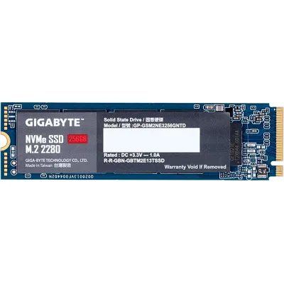 Gigabyte NVME 256GB SSD M.2 2280 PCIe Gen3 Solid Drive GP-GSM2NE3256GNTD