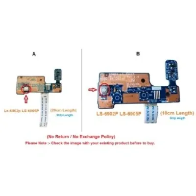 Power Button For Acer Aspire 5350, 5750, 5750g, 5755, 5755G, 5780 LS-6902p, LS-6905P