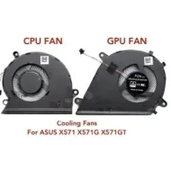 FAN For ASUS VivoBook F571 F571L X571 X571G X571GT RX571GT FX571GT NX571GT K571 F571G F571GD F571LH F751LI CPU & GPU Cooling Fan Cooler