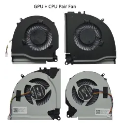 Fan For Dell Inspiron 15-7000, 15-7557, 15-7559, 15-5577, 15-5576, 15-7557, P57F CPU GPU Cooling Fan Cooler ( 4-PIN )