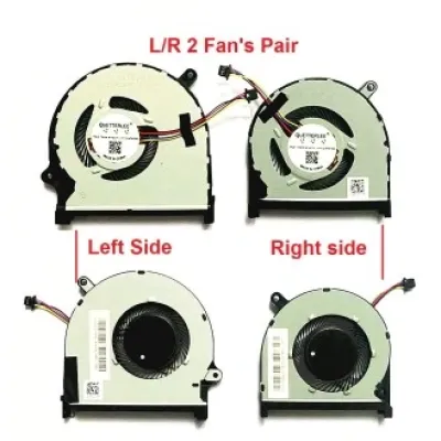 Fan For Dell Insprion 7590, 7591, 15-7590, 15-7591, 0MPHWF, P83F Laptop CPU GPU Cooling Fan Cooler A Pair 5V
