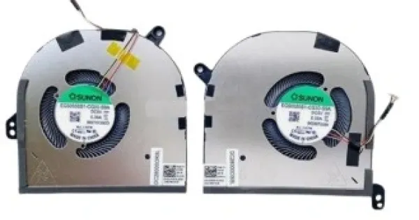 CPU GPU Koelventilator voor DELL XPS 15 9500 9510 CPU-ventilator voor Dell Precision 5550 009RK6 CPU-ventilator GPU koelventilator vervanging (GPU- ventilator