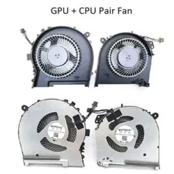 Fan For HP OMEN 5 AIR 15-DH 15-DH0161 GPU CPU Cooling Fan Cooler ( PAIR FAN )
