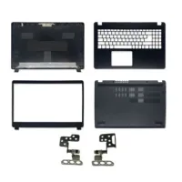 New Gray Back Cover, Front Bezel & Hinge Set For Acer Aspire A315-42, A315-54, A315-56 Laptops