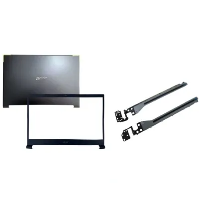 Laptop Full Body For Acer Aspire 7 A715-74G, A715-75G, A715-41G, A715-42G N19C5 Screen Cover Top Panel Front Bezel Bottom Case Palmrest Frame Touchpad Hinges