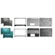 Laptop Full Body For ASUS FA507 FX507 FX507R FX517  Screen Cover Top Panel Front Bezel Bottom Case Palmrest Frame Touchpad Hinges