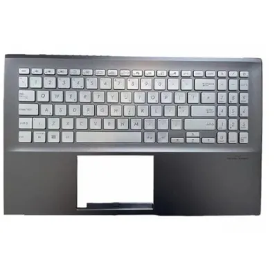 Laptop Full Body For Asus VivoBook S15 S532F Screen Cover Top Panel Front Bezel Bottom Case Palmrest Frame Touchpad Hinges