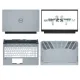 Laptop Full Body For Dell G15 5510 5511 5515 Screen Cover Top Panel Front Bezel Bottom Case Palmrest Frame Touchpad Hinges
