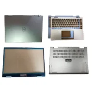 Laptop Full Body For Dell Inspiron 14 7430 2-in-1  Screen Cover Top Panel Front Bezel Bottom Case Palmrest Frame Touchpad Hinges