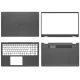 Laptop Full Body For Dell Inspiron 15 3510 3511 3515 3520 3521 Screen Cover Top Panel Front Bezel Bottom Case Palmrest Frame Touchpad Hinges