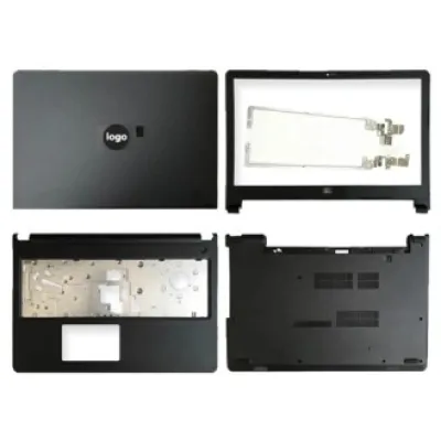 Laptop Full Body For Dell Inspiron 15 3576 3565 3567 Screen Cover Top Panel Front Bezel Bottom Case Palmrest Frame Touchpad Hinges