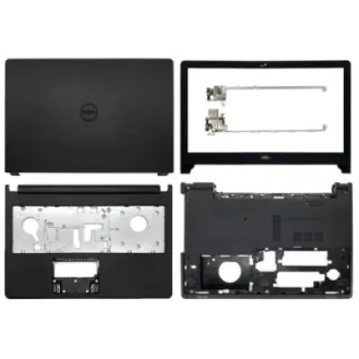 Laptop Full Body For Dell Inspiron 15 5000 5555 5558 5559 CMJK5 Screen Cover Top Panel Front Bezel Bottom Case Palmrest Frame Touchpad Hinges