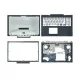 Laptop Full Body For DELL Inspiron 15 7000 7566 7567 Screen Cover Top Panel Front Bezel Bottom Case Palmrest Frame Touchpad Hinges