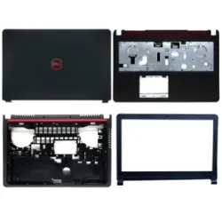 Laptop Full Body For DEll Inspiron 15 7557 7559 P57F 5577 5576 Screen Cover Top Panel Front Bezel Bottom Case Palmrest Frame Touchpad Hinges