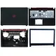 Laptop Full Body For DEll Inspiron 15 7557 7559 P57F 5577 5576 Screen Cover Top Panel Front Bezel Bottom Case Palmrest Frame Touchpad Hinges