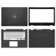 Laptop Full Body For Dell Latitude 3490 L3490 E3490 P89G Screen Cover Top Panel Front Bezel Bottom Case Palmrest Frame Touchpad Hinges
