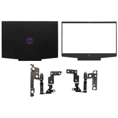 Laptop Full Body For for HP Pavilion 15-DK 15T-DK LCD Screen Cover Top Panel Front Bezel Bottom Case Palmrest Frame Touchpad Hinges