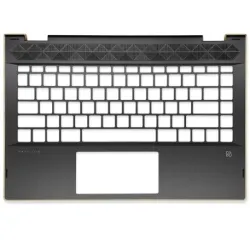 Laptop Palmrest For For HP Pavilion X360 14-CD Series 14-CD005NS Black silver edge ( C Cover)