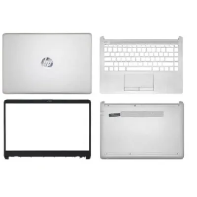 Laptop Full Body For HP 14S-CR 14S-CF 14-CF 14-DK 14S Cr1005TU LCD Top Cover Bezel Hinges with Touchpad Palmrest