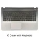 Laptop Full Body For HP 15-AB Screen Cover Top Panel Front Bezel Bottom Case Palmrest Frame Touchpad Hinges