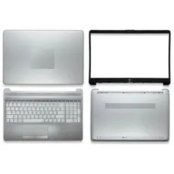 Laptop Full Body For HP 15-DW 15S-DU 15S-DY DR 250 255 G8 TPN-C139 LCD Screen Cover Top Panel Front Bezel Bottom Case Palmrest Frame Touchpad Hinges
