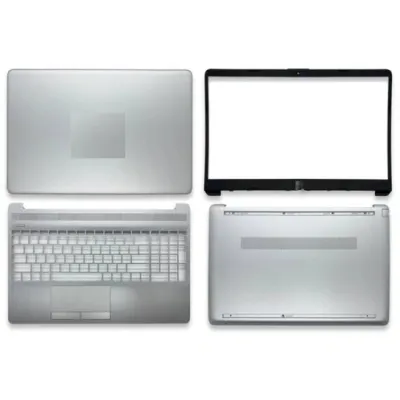 Laptop Full Body For HP 15-DW 15S-DU 15S-DY DR 250 255 G8 TPN-C139 LCD Screen Cover Top Panel Front Bezel Bottom Case Palmrest Frame Touchpad Hinges