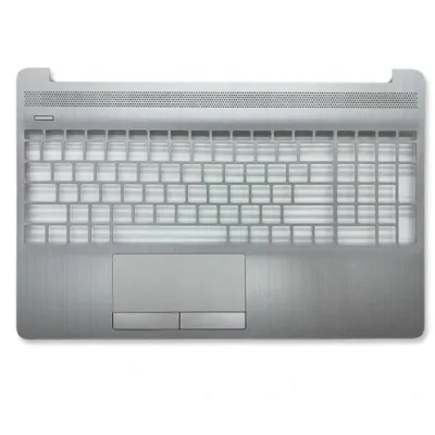 thumbnail image 2 of HP 15-DW 15S-DU Palmrest With Backlit US Keyboard & Touchpad – Silver (Replaces L52022-001, AP2H8000510) 2 of 4