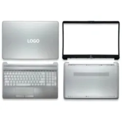 Laptop Full Body For HP 15-GW 15S-GR TPN-C151 Screen Cover Top Panel Front Bezel Bottom Case Palmrest Frame Touchpad Hinges