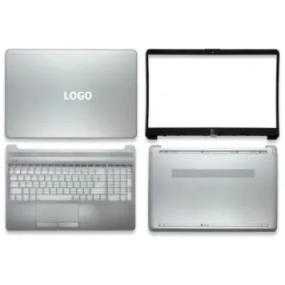 Laptop Full Body For HP 15-GW 15S-GR TPN-C151 Screen Cover Top Panel Front Bezel Bottom Case Palmrest Frame Touchpad Hinges