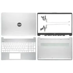 Laptop Full Body For HP 15S-FQ 15S-FR 15S-EQ 15-EF 15-ER 15-DY TPN-Q222 TPN-Q230 LCD Screen Cover Top Panel Front Bezel Bottom Case Palmrest Frame Touchpad Hinges