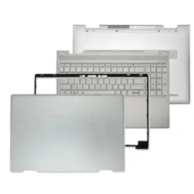 Laptop Full Body For HP ENVY X360 15-BP 15M-BQ TPN-W127 LCD Screen Cover Top Panel Front Bezel Bottom Case Palmrest Frame Touchpad Hinges