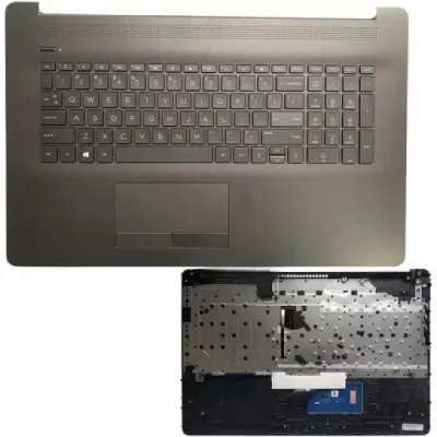 Laptop Full Body For HP Pavilion 17-BY 17-CA 470 G7 17Q-CS TPN-I133 LCD Screen Cover Top Panel Front Bezel Bottom Case Palmrest Frame Touchpad Hinges